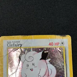 Pokemon TCG Clefairy 006/130 Holo Rare Base Set 2 WOTC Vintage Card - Image 3