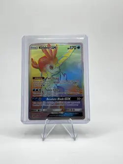 Pokemon TCG Keldeo GX Holo Secret Rare Card Unified Minds 240/236 - Image 1