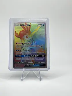Pokemon TCG Keldeo GX Holo Secret Rare Card Unified Minds 240/236 - Image 2
