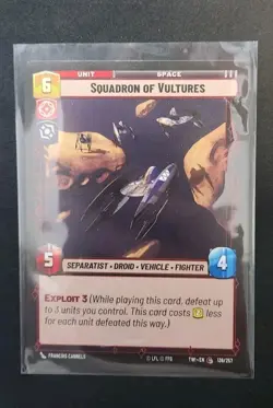Squadron of Vultures 136/257 Star Wars Unlimited TCG Card TWI Near Mint NM - Image 1