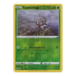 Scatterbug 011/163 Reverse Holo Rare Battle Styles Pokemon Card TCG Near Mint NM - Image 1