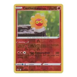 Castform Sunny Form 022/198 Reverse Holo Rare Chilling Reign Pokemon Card TCG NM - Image 1