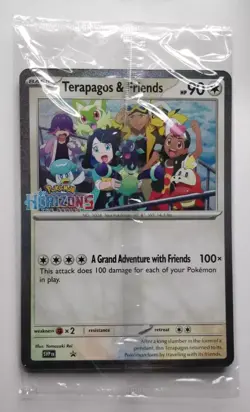 Terapagos & Friends JUMBO Pokemon x Horizons Ltd Ed Center Promo Card TCG Sealed - Image 1