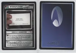 1997 Star Trek CCG: The Fajo Collection Dixon Hill's Business Card #DHBC af0 - Image 3