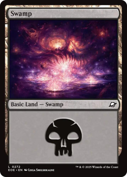 MTG Magic 1x Swamp #272 FOIL (M/NM) Edge of Eternities - Image 1