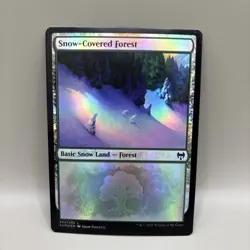 1x Snow-Covered Forest | FOIL 284/285 | Kaldheim | MTG Magic Cards - Image 1