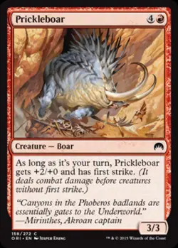 Prickleboar -Foil Light Play MTG Magic Origins - Image 1