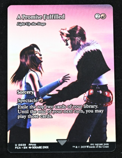1x A Promise Fulfilled - Light Up the Stage - Showcase Light Play MTG Mag - Image 1