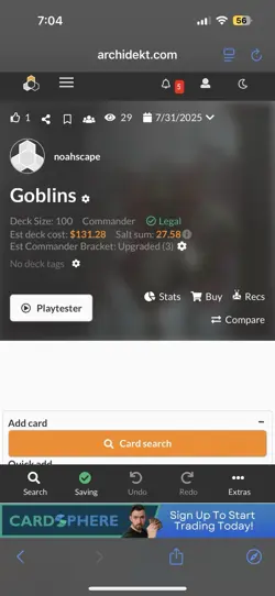 Custom Krenko Mob Boss Goblin Commander Deck MTG - Image 5