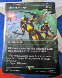 Rite Of Passage MTG Marvel Secret Lair NM Non Foil Unplayed SLD Wolverine - Image 1
