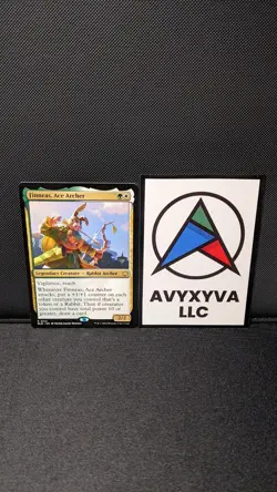 1 x Finneas, Ace Archer Promo MISTCUT-MISPRINT-CRIMPED BLB NM MTG - Image 1