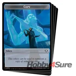 Copy Token (01) X4 M/NM Magic: The Gathering MTG Edge Of Eternities Commander - Image 1