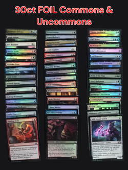 Lot 30ct FOIL 25x Common/Uncommon and 5x RARE ONLY Bulk MAGIC The Gathering MTG - Image 2