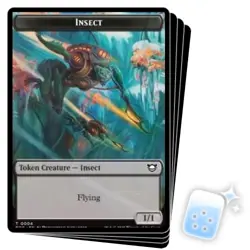 INSECT TOKEN (04) X4 Edge Of Eternities Commander Magic MTG MINT CARD - Image 1