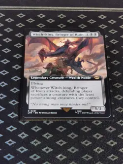 Witch-king, Bringer of Ruin BORDERLESS (LTR) 391 NM MTG - Image 1