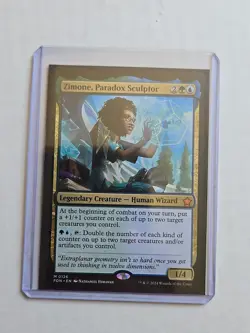 Zimone, Paradox Sculptor - Foundations - NM - MTG Magic - Mythic - Creature - Image 1