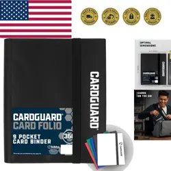 Elegant 9-Pocket Card Portfolio - Protect Your Pokemon, MTG & Yu-Gi-Oh! Cards - Image 1
