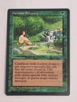 MTG Sylvan Paradise (Italian Legends/Green/U) - BGM - Image 1