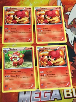 D1044 POKEMON TCG PLASMA STORM 2012 SIMISEAR 20 PANSEAR 3X 19 MP - Image 1