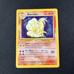 Ninetales 012/102 Base Set Holo Pokemon Wizards Of The Coast - Image 1