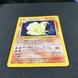 Ninetales 012/102 Base Set Holo Pokemon Wizards Of The Coast - Image 2