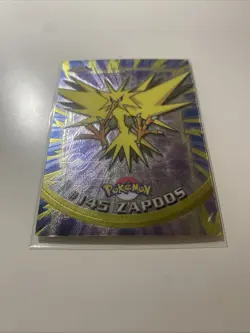 2000 Pokemon Topps Chrome Zapdos #145 Red Logo Series 2 Holo LP/MP - Image 2