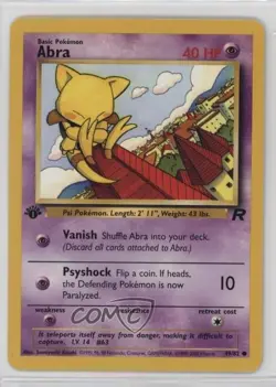 Abra 1st Ed. Pokemon Team Rocket #49 2000 2f4 - Image 1