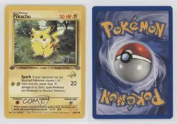 Pikachu (WotC W Stamp - 1st Edition) Pokemon Gold Event Promo #60 1999 3ig - Image 3