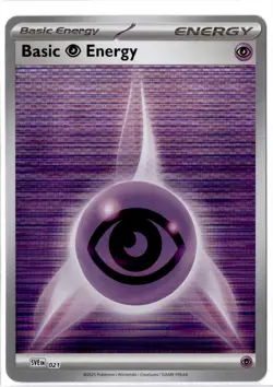 Basic Psychic Energy - SVE021 - Holo - Pokemon Black Bolt & White Flare - Image 1