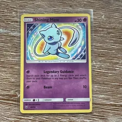 Shining Mew 40/73 - Shining Legends Holo Rare Pokemon TCG NM - Image 1