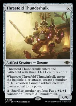 2x Threefold Thunderhulk LCI LP MTG - Image 1