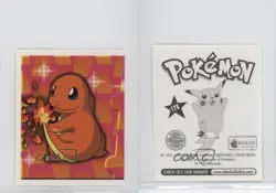 Charmander Merlin Pokemon Album Stickers #178 1999 3ig - Image 3