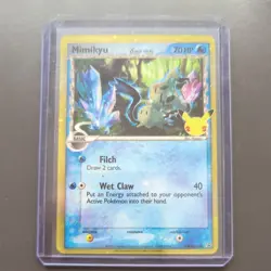 Mimikyu Delta Species SWSH136 Celebrations Black Star Promo Pokemon Holo - Image 2