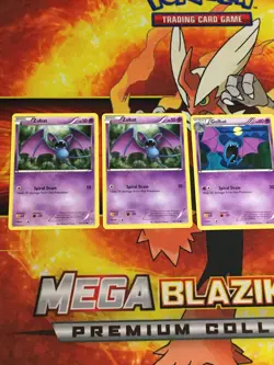 D1040 POKEMON TCG PLASMA STORM 2012 GOLBAT 54 ZUBAT 2X 52 MP - Image 1