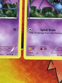 D1040 POKEMON TCG PLASMA STORM 2012 GOLBAT 54 ZUBAT 2X 52 MP - Image 5