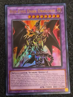 Yugioh Red-Eyes Dark Dragoon Ultra Rare RA02-EN021 1st Near Mint - Image 1
