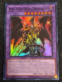 Yugioh Red-Eyes Dark Dragoon Super Rare RA02-EN021 1st Near Mint - Image 1