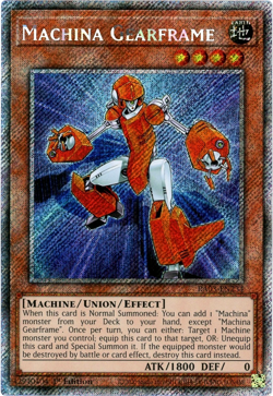 YuGiOh! Machina Gearframe - RA03-EN234 - Platinum Secret Rare 1st Edition NM/M - Image 1