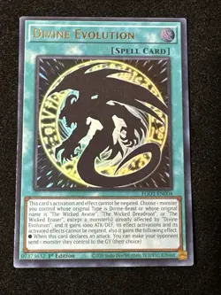 Yugioh Divine Evolution EGO1-EN004 Ultra Rare 1st Ed NM - Image 1