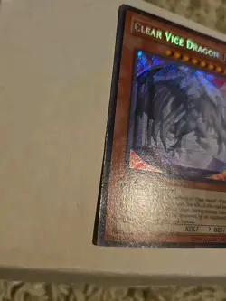 Yugioh Clear Vice Dragon SOVR-EN098 Secret Rare NM/LP - Image 2