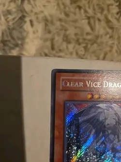 Yugioh Clear Vice Dragon SOVR-EN098 Secret Rare NM/LP - Image 4