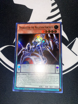 Yugioh Disablaster the Negation Fortress - INFO-EN026 - Ultra Rare - 1st Ed NM - Image 1
