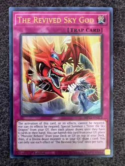 Yugioh The Revived Sky God MP22-EN273 Ultra Rare 1st Edition Near Mint - Image 1