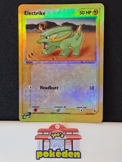 Pokemon Electrike 52/109 EX Ruby & Sapphire Reverse Holo Card LP - Image 1