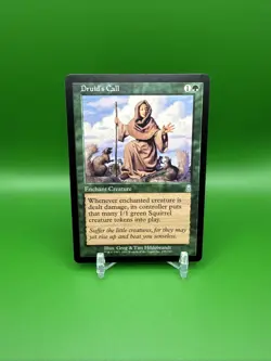 Magic the Gathering X1 Druid's Call LP Odyssey Regular Card - Image 1