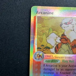Arcanine Sandstorm #15/100 Reverse Holo Rare Pokemon Card - Image 2