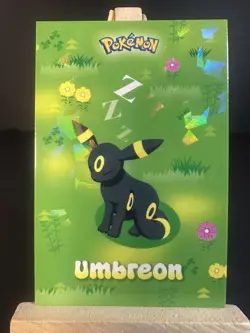 Sleeping Umbreon - Cracked Ice Holo- Card Database Attacks 2 Pokemon NM non tcg - Image 1