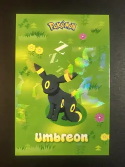Sleeping Umbreon - Cracked Ice Holo- Card Database Attacks 2 Pokemon NM non tcg - Image 2