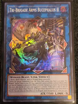Tri-Brigade Arms Bucephalus II PHHY-EN048 Photon Hypernova - Yugioh Card - Image 1