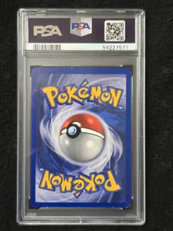 Pokemon TCG Hitmonchan Unlimited Rare Holo Card Base Set 7/102 PSA 6 - Image 2